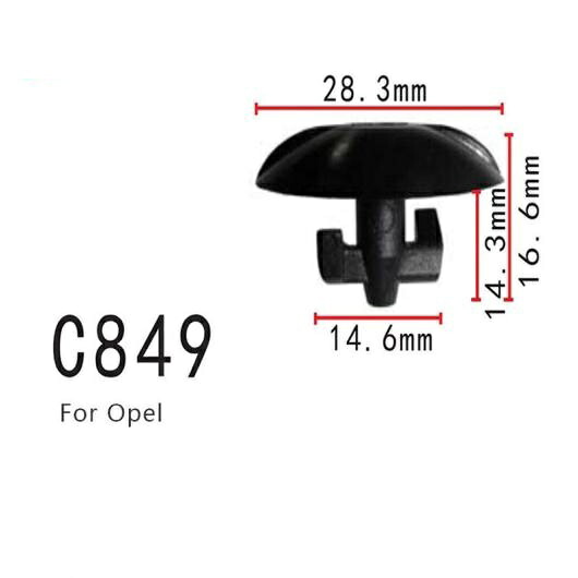 適用: オペル/OPEL クリップ ポジショナー ファスナー オート 20ピース AL-MM-0682 AL Interior parts for cars|オートパーツエージェンシー