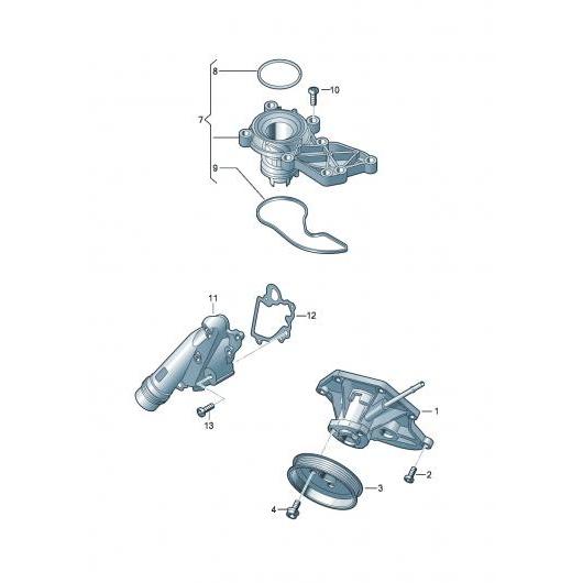 ガイド ローラー 適用: V-ベルト プーリー エンジン ウォーター ポンプ プーリー 06E121031E アウディ/AUDI A6 06E121031E AL-MM-1147 AL Car parts
