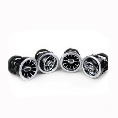 LED タービン 通気口 エア コンディション 吹き出し口 装飾 ライト ランプ 適用: ベンツ A/C/E/GLC/CLAクラス W205 W213 X253 W117 V260 64色 AL-MM-1904 AL Car parts