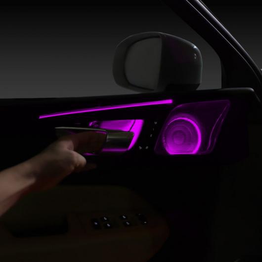 64色 ドア ルミナス スピーカー カバー ライト 適用: ボルボ/VOLVO XC60 2018-2021 ラウドスピーカー カバー メンバー 4ドア スピーカー ライト AL-MM-1955 AL Car parts