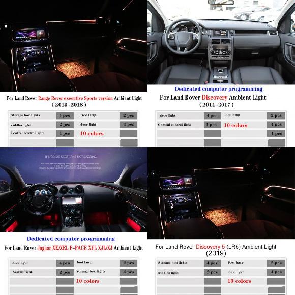 適用: ジャガー/JAGUAR 2013-2020 10色 ライト ランプ 適用: ランド ローバー/ROVER ディスカバリー 装飾 アドバンスド ライト 装飾 ランプ ライト 10色 13-18～10色 2019 LR5 AL-MM-2012 AL Car parts