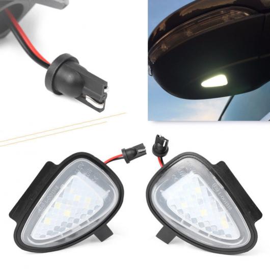 2ピース LED サイド ミラー パドル ライト アンダー リア ビュー ウェルカムランプ 適用: フォルクスワーゲン/VOLKSWAGEN ゴルフ 6 カブリオレ ホワイト 6000K エラー AL-MM-2184 AL Car light