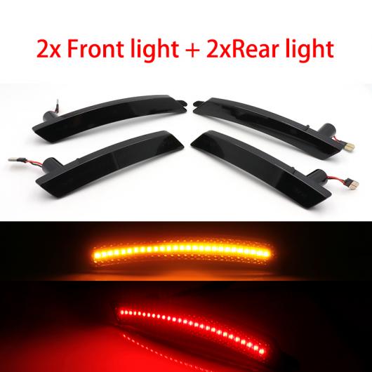 アンバー/レッド LED サイド マーカー ライト キット 適用: ミニ クーパー R55 R56 R57 R58 R59 R60 2007-2013/14 リプレース サイドマーカー ランプ フロント＆リア AL-MM-2361 AL Car light