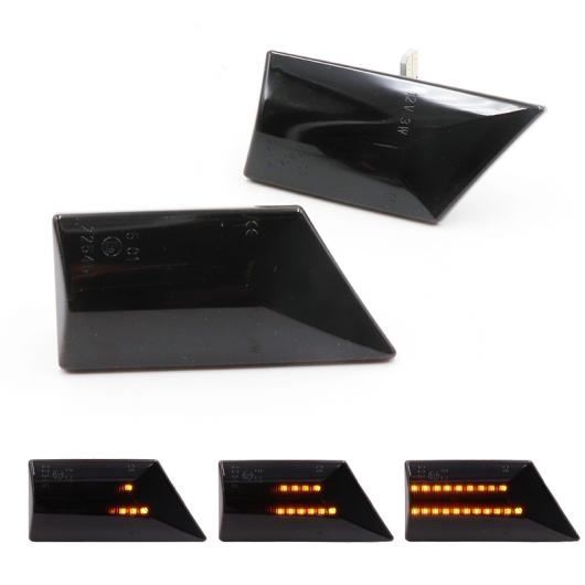 2ピース LED ダイナミック サイド マーカー フロー ターンシグナルライト シーケンシャル ウインカー インジケーター 適用: オペル/OPEL ベクトラ C シグナム 2003-2008 AL-MM-2310 AL Car light