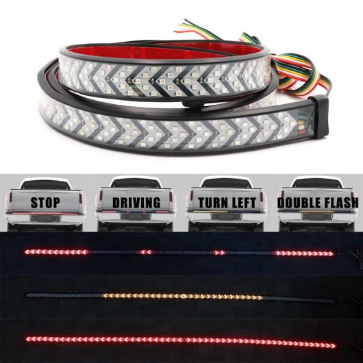 レッド イエロー トラック テールゲート LED ストリップ ライト バー トリプル 列 4機能 ドライビング ブレーキ ウインカー 適用: ジープ/JEEP ピックアップ SUV ダッジ/DODGE 40インチ AL-MM-2322 AL Car light