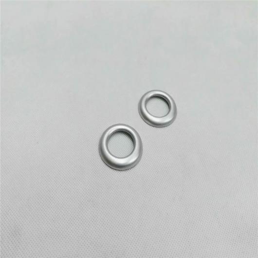 適用: シュコダ コディアック 2017 2018 2019 カーボンファイバー インテリア アクセサリー シート ヘッドレスト アジャスター ノブ ボタン カバー スタイリング マットシルバー AL-MM-2603 AL Interior parts for cars
