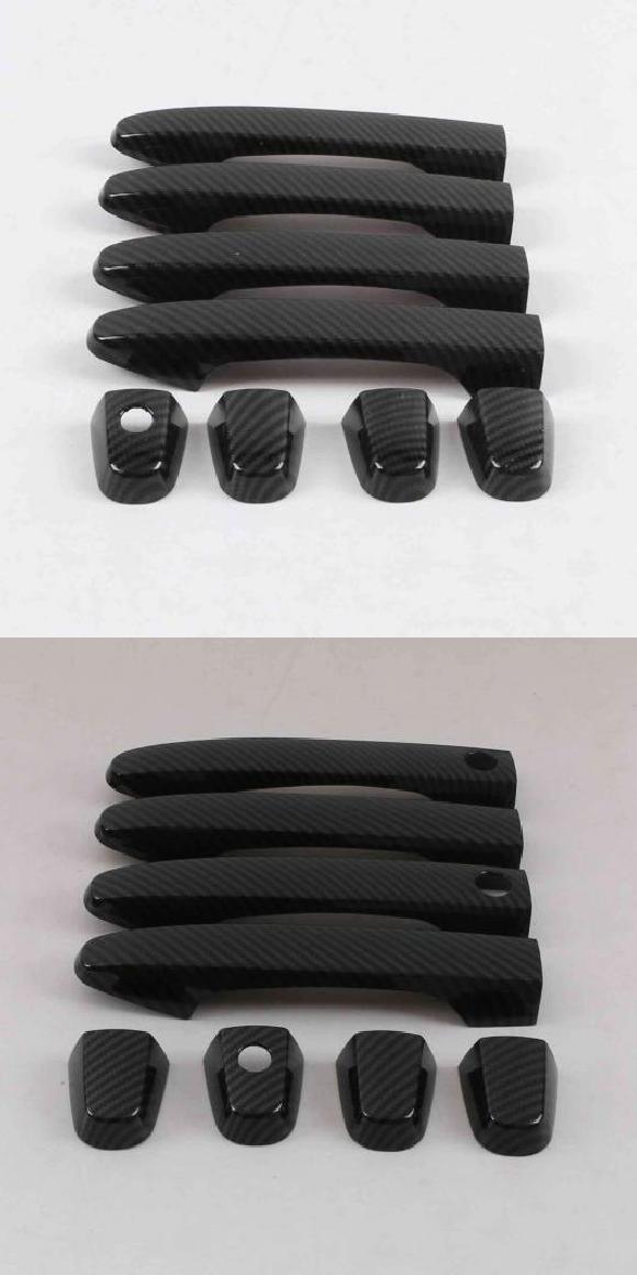 適用: ホンダ CRV C-RV 2012 2013 2014 適用: ホンダ シビック 2012 カーボン ファイバ サイド ドア ハンドル カーボンファイバー 1 ホール・カーボンファイバー 3 ホール AL-MM-2839 AL Exterior parts for cars