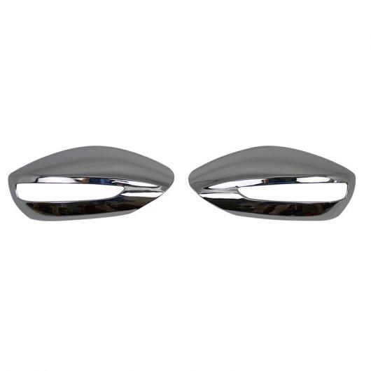 適用: ヒュンダイ/現代/HYUNDAI ソナタ I45 2010-2012 2013 ABS クローム インテリア バックミラー ミラー カバー トリム ステッカー AL-MM-2907 AL Exterior parts for cars