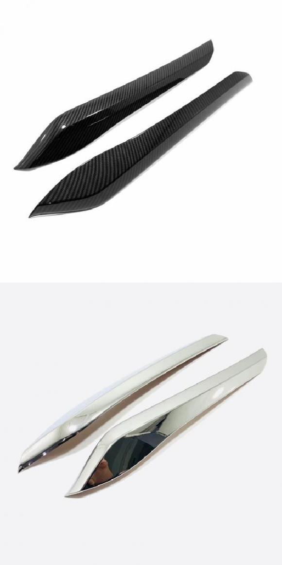 適用: トヨタ カムリ 2018 2019 2020 ABS クローム フロント アッパー レーシング グリル スティック カバー トリム モールディング カーボン・クロム AL-MM-3017 AL Exterior parts for cars