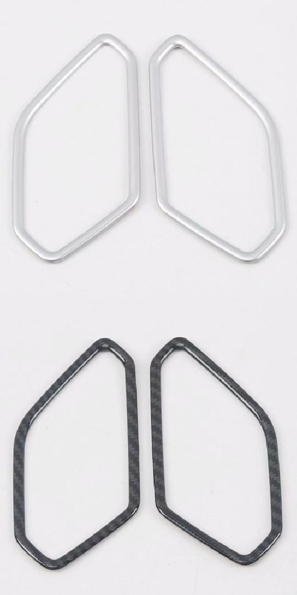 適用: フォルクスワーゲン/VOLKSWAGEN VW ティグアン MK2 2016-2018 2019 オーディオ スピーカー サウンド カバー インテリア トリム モールディング サウンド カバー マットシルバー・カーボン調 AL-MM-3084 AL Interior parts for cars