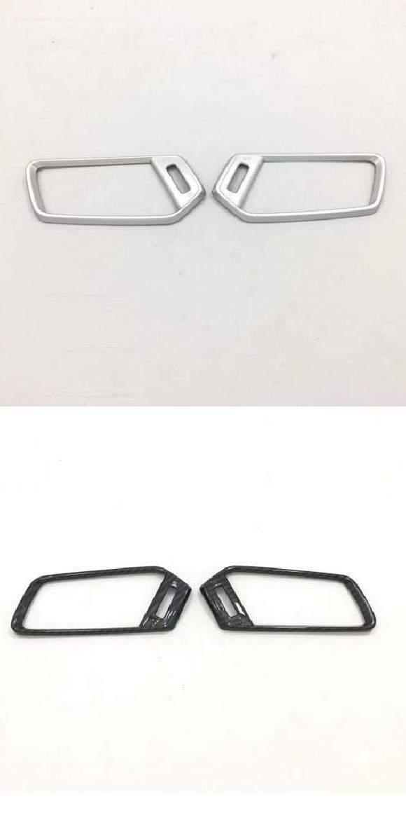適用: ホンダ アコード 2018 2019 10世代 通気口 吹き出し口 カバー トリム 装飾 ABS マット インテリア アクセサリー トリム マットシルバー・カーボン調 AL-MM-3238 AL Interior parts for cars