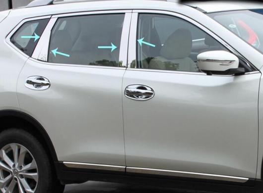 適用: 日産 X-トレイル ローグ 2014-2019 2020 ステンレス スチール ミラー エフェクト ドア ウインドウ センター B Cピラー ポスト トリム カバー ステッカー AL-MM-3674 AL Exterior parts for cars｜オートパーツエージェンシー