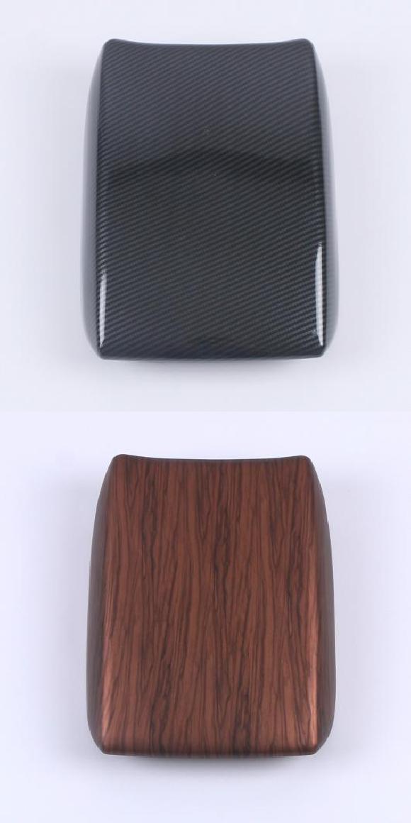 適用: ホンダ C-RV CRV 2017 2018 2019 2020 2021 カーボンファイバー センター コンソール アームレスト ストレージ ボックス ケース カバー カーボン調・茶木目 AL-MM-3686 AL Interior parts for cars|オートパーツエージェンシー