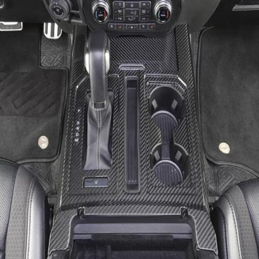 適用: フォード/FORD ラプター F150 2017 2018 2019 2020 カーボンファイバー センター コンソール ギア シフト パネル カバー トリム AL-MM-3755 AL Interior parts cars