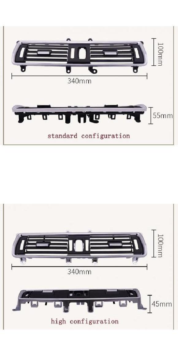 Al 適用 Bmw 5シリーズ Gt エアコン 吹き出し口 フレーム カバー ステッカー トリム 通気口 センター コンソール エアコン パネル スタンダード ハイ Al Mm 4027 Empirebeachresort Al