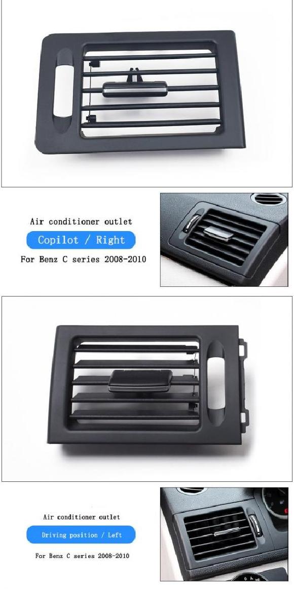 通気口 カバー エアコン 通気口 ベント トリム カバー グリル 適用: メルセデス・ベンツ Cクラス W204 C180 C200 GLK300 GLE GL ML カラー6・カラー8 AL-MM-4116 AL Car parts|オートパーツエージェンシー