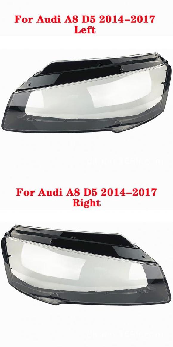 フロント ヘッドライト カバー 適用: アウディ/AUDI A8 D3 D4 D5 2004-2017 オート ヘッドランプ ランプシェード ランプカバー ヘッド ライト ランプ ガラス A8 D5 左・A8 D5 右 AL-MM-4248 AL Car light