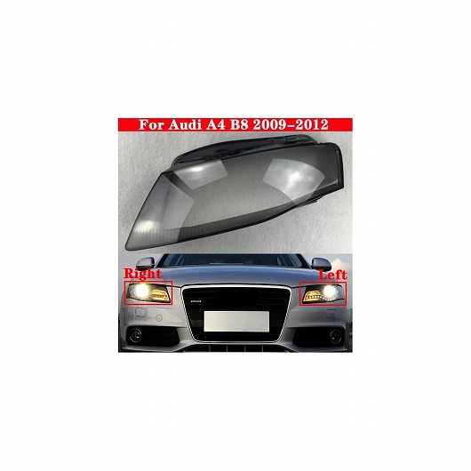 フロント ヘッドライト カバー ヘッドランプ ランプシェード ランプカバー 適用: アウディ/AUDI A4 B8 2009-2012 ヘッド ランプ ライト カバー ガラス レンズ シェル キャップ 左右 AL-MM-4229 AL Car light 44,103円
