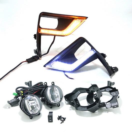 LED フロント フォグランプ デイタイムランニングライト チューニング ライト 3 機能 適用: トヨタ ランドクルーザー プラド 150 FJ150 2018 2019 アクセサリー AL-MM-4730 AL Car light