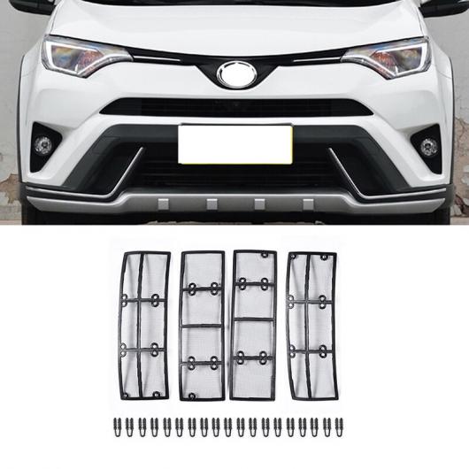 ステンレス スチール フロント グリル ガード グリル 防虫 スクリーン 適用: トヨタ RAV4 2016 2017 2018 アクセサリー AL-MM-4789 AL Exterior parts for cars