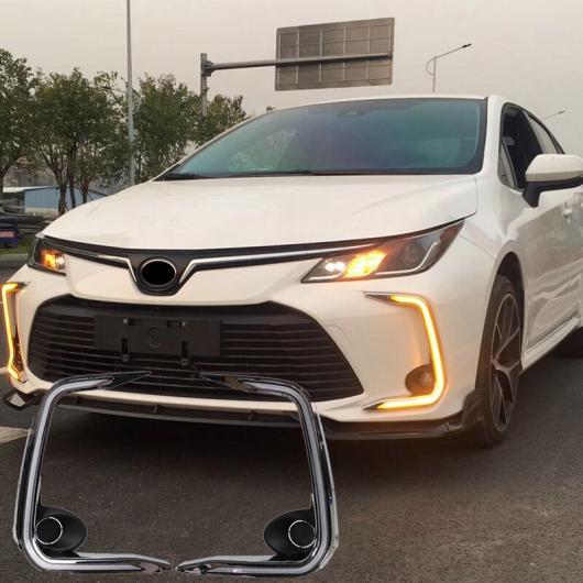 LED デイタイムランニングライト ABS 12V DRL ウインカー フォグランプ 装飾 適用: トヨタ カローラ 2019 アクセサリー AL-MM-4835 AL Car light 33,755円
