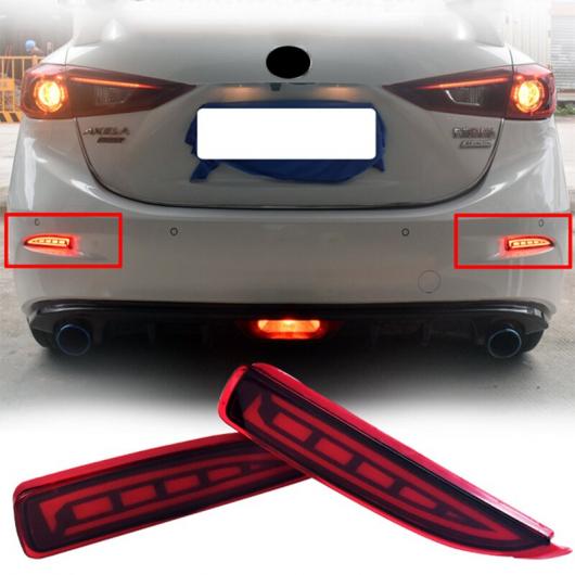 2ピース LED リア テール ランプ ブレーキ ライト リア バンパー ウインカー ライト 装飾 ランプ 適用: MAZDA6 MAZDA6 アテンザ 2019 2020 AL-MM-4867 AL Car light