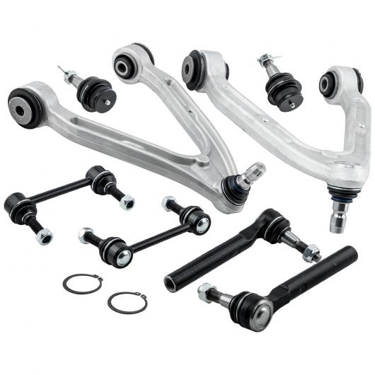 送料無料 Al 1asfk 車用品 8ピース フロント コントロールアーム ボール キット ジョイント スウェイバー 8ピース リンク タイ ロッド ステアリング サスペンション キット 適用 ハマー Hummer H3 06 10 Al Mm 5230 オートパーツエージェンシー