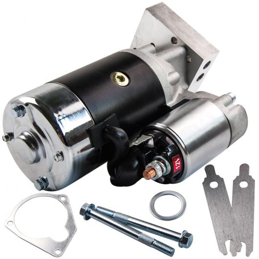 700HP ミニ スターター ハイ トルク 適用: スモール ブロック シボレー/CHEVROLET クローム ミニ スターター 3HP 153/168歯 327 350 400 SBC AL-MM-5301 AL Car parts