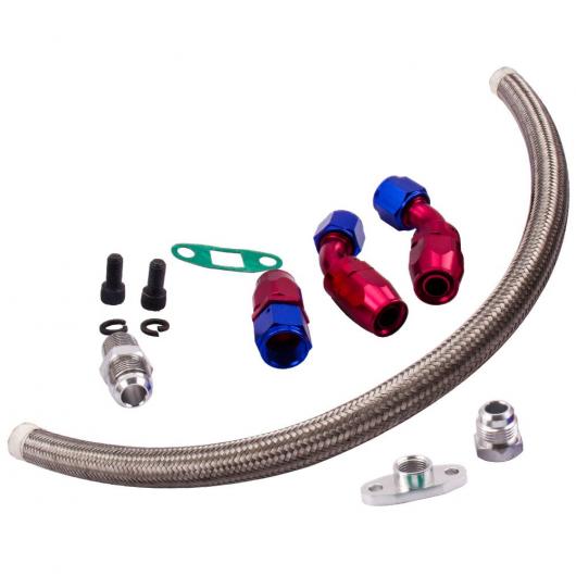 T3 T4 T3/T4 T70 T66 TO4E ターボ オイル フィード ライン オイル リターン ライン オイル ライン キット AL-MM-5381 AL Car parts