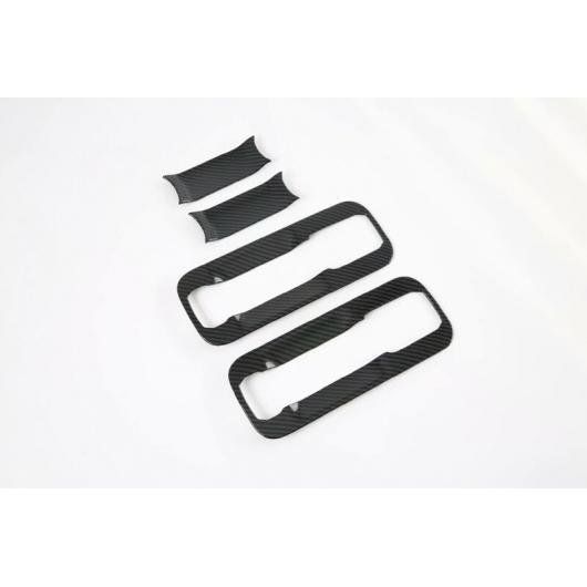 適用: フォード/FORD ラプター 2ドア F150 2017-2020 ABS クローム ドア ハンドル ボウル カバー カップ トリム キャッチ ガーニッシュ カーボン調 AL-KK-0039 AL Exterior parts cars
