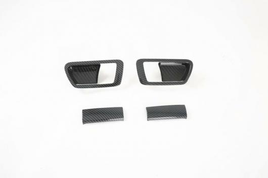 適用: トヨタ シエナ XL30 2015-2020 カーボンファイバー調 インナー ドア ハンドル カバー キャッチ ボウル トリム ベゼル フレーム ガーニッシュ AL-KK-0047 AL Interior parts for cars|オートパーツエージェンシー