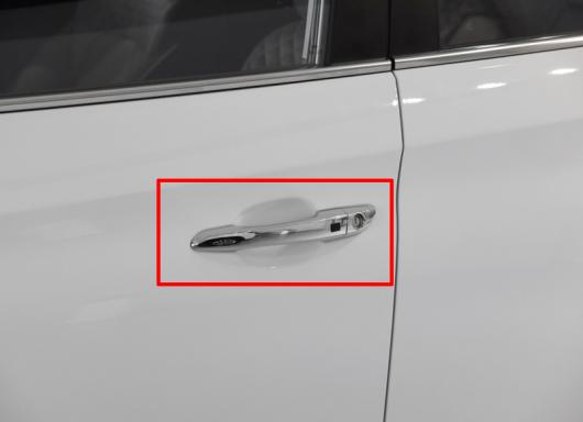 適用: ヒュンダイ/現代/HYUNDAI ツーソン 2015-2020 カーボンファイバー調 ドア ハンドル カバー スマート キー ホール キャッチ キャップ トリム AL-KK-0377 AL Exterior parts for cars