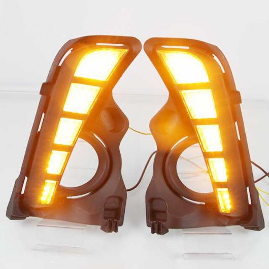 LED ライト 適用: トヨタ ハイランダー 2018 2019 LED デイタイムランニングライト イエロー LED ウインカー スタイル リレー 防水 ホワイト イエロー AL-MM-5480 AL Car light