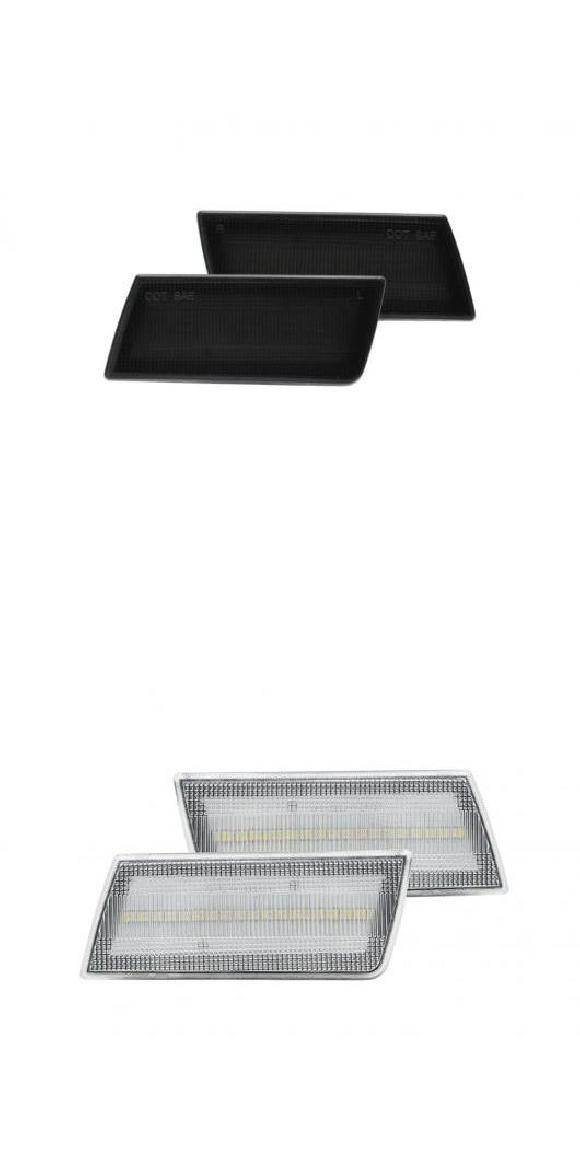 スモーク レンズ クリア レンズ アンバー LED フロント サイドマーカー ライト 適用: クライスラー/CHRYSLER 300 2005-2010 OEM 4805860AA 4805861AA サイドマーカー ランプ スモーク・クリア AL-MM-5620 AL Car light｜オートパーツエージェンシー