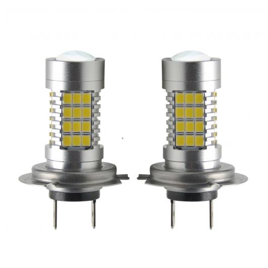 2ピース H7-54SMD-2835-W LED フォグライト バルブ DRL ドライビング ランプ プラグ プレイ AL-MM-5702 AL Car light