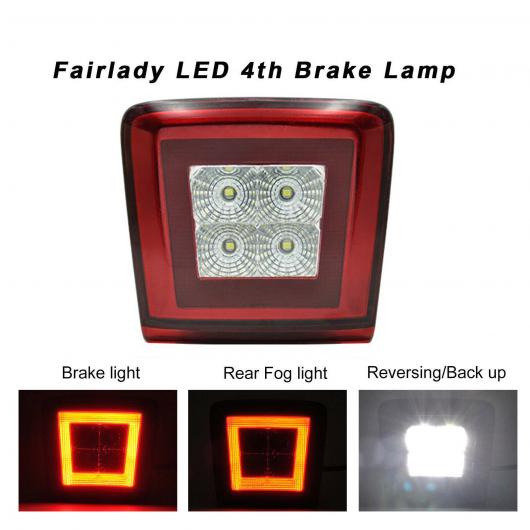 レッド レンズ LED リア フォグライト 適用: 日産 370Z 09-16＆13-17 ジューク ニスモ オールin1 LED リア フォグライト ブレーキ バックアップ ライト AL-MM-5729 AL Car light
