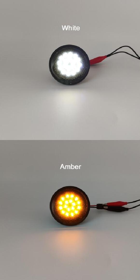 2ピース エラー スモーク レンズ LED サイドマーカー ライト ウインカー インジケーター ランプ 適用: マツダ MX-5 MK1/MK2/MK3 1989-2015 ホワイト ライト・アンバー ライト AL-MM-5857 AL Car light｜オートパーツエージェンシー 8,498円