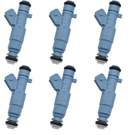 6ピース フューエル インジェクター 適用: プジョー/PEUGEOT 206 307 シトロエン/CITROEN C4 1984F3 0280156139 9642872780 AL-MM-6343 AL Car parts