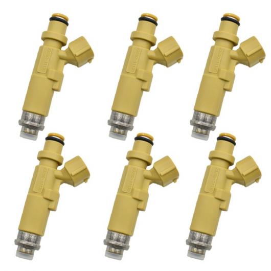 6ピース フューエル インジェクター ノズル 適用: トヨタ カローラ E11 1.4L 16V INJECTEUR 23209-11130 23250-11130 2320911130 2325011130 AL-MM-6495 AL Car parts