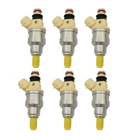 6ピース 15710-58B00 フューエル インジェクター ノズル 適用: スズキ サイドキック INP-470 INP470 シボレー/CHEVROLET 1991-1998 トラッカー 1995-1998 サイドキック AL-MM-6626 AL Car parts