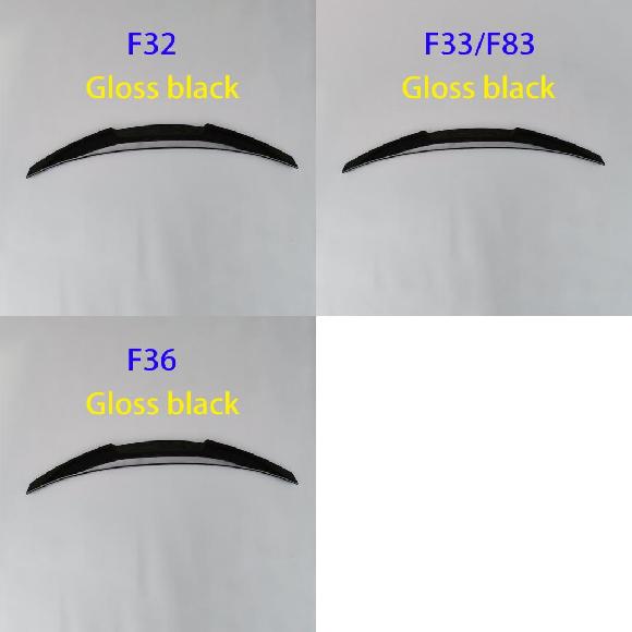 F32 F33 F36 ABS プラスチック リア ウイング リップ スポイラー 適用: BMW 4シリーズ F32 F33 F36 2014-2020 F32 光沢ブラック～F36 光沢ブラック AL-MM-7995 Exterior parts for cars