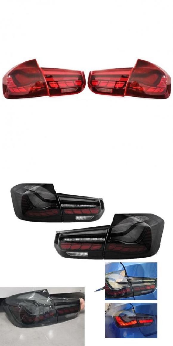 LED テールライト 適用: BMW F30 F80 316i 318i 320i 330i リア フォグランプ + ブレーキ ランプ + リバース + ダイナミック ウインカー レッド・スモーク AL-MM-8388 AL Car light 156,075円