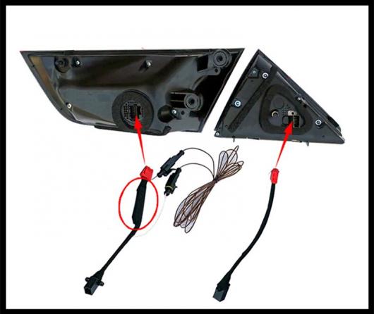 適用: アウディ/AUDI A7 テールライト コネクション「 2011-2016 LED テール ライト リア ランプ CABEL AL-MM-8396 AL Car light 33,540円