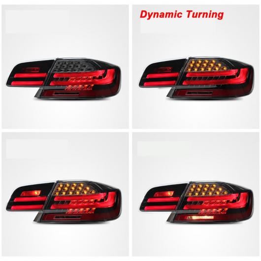 1セット LED リア バック スモーク ブラック ランプ 適用: BMW E92 E93 テールライト アセンブリ 2007-2009 4ピース AL-MM-8609 AL Car light