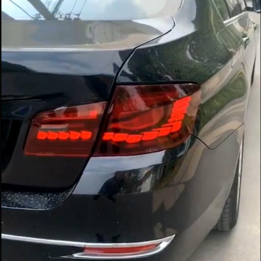 LED テールライト 適用: BMW F10 F18 520 525 530 535i バック リア ランプ スモーク ブラック シーケンシャル ダイナミック ターンシグナルライト 3000 4ピース AL-MM-8652 AL Car light