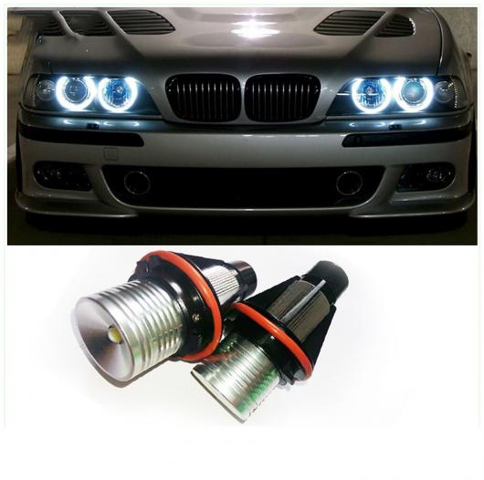 1セット 10W LED エンジェルアイ HALO マーカー リング ライト バルブ CAN-BUS 適用: BMW E39 E53 E60 E61 E63 E64 E65 E66 E83 E87 X3 X5 レッド～イエロー AL-MM-8672 AL Car light