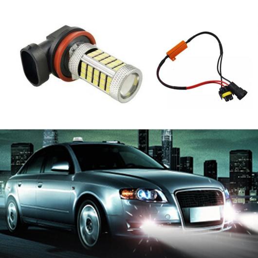 1ピース H8 H11 CAN-BUS バルブ リフレクター ミラー デザイン フォグライト エラーなし 適用: アウディ/AUDI A3 A4 A5 S5 A6 Q5 Q7 TT ホワイト AL-MM-8684 AL Car light