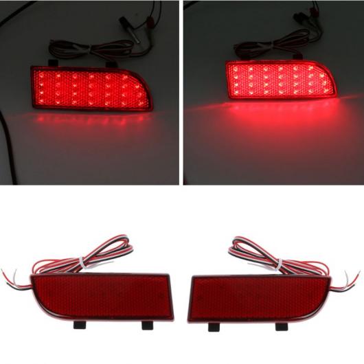 2ピース LED ショック リア バンパー リフレクター スポットライト フォグ テール ブレーキ ライト ランプ 適用: ヴィト ビアノ W639 2003-2014 AL-MM-8708 AL Car light