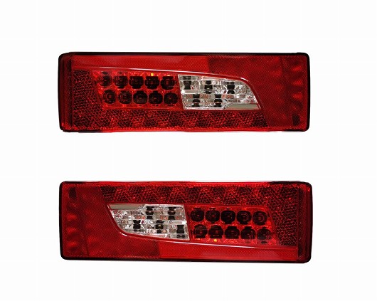 RH LH 24V LED コンビネーション リア ランプ 適用: スカニア トラック テールライト スカニア トレーラー テール ライト OE 2380954 2241859 BUZZER 1ペア 24V AL-MM-8747 AL Car light｜オートパーツエージェンシー