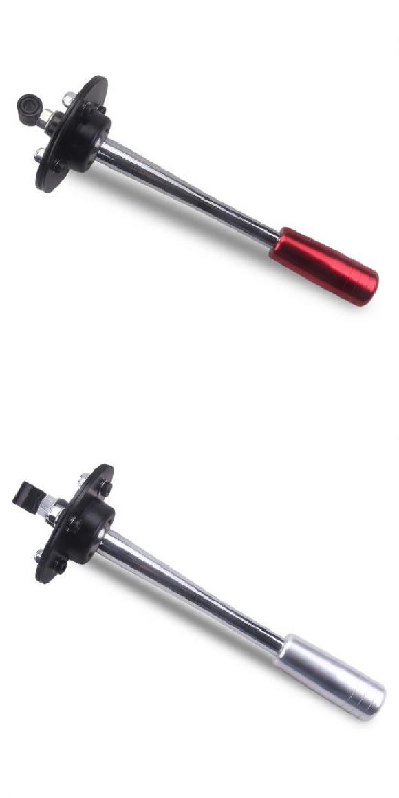 265mm 調整可能 ショート シフター レバー ノブ 適用: BMW E30 E36 E39 Z3 ギア トランスミッション ZF レッド・シルバー AL-NN-0040 AL Car parts